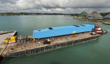 construction management salt barge